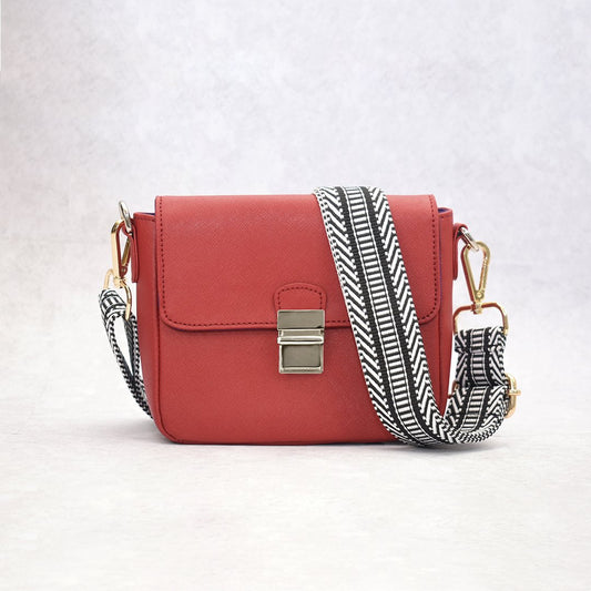 Claudia G Tiny Leather Handbag -Cabernet